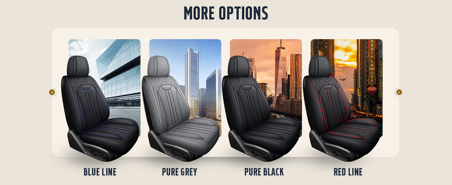 LINGVIDO Car Seat Covers Leather Interior Covers for Cars, Trucks