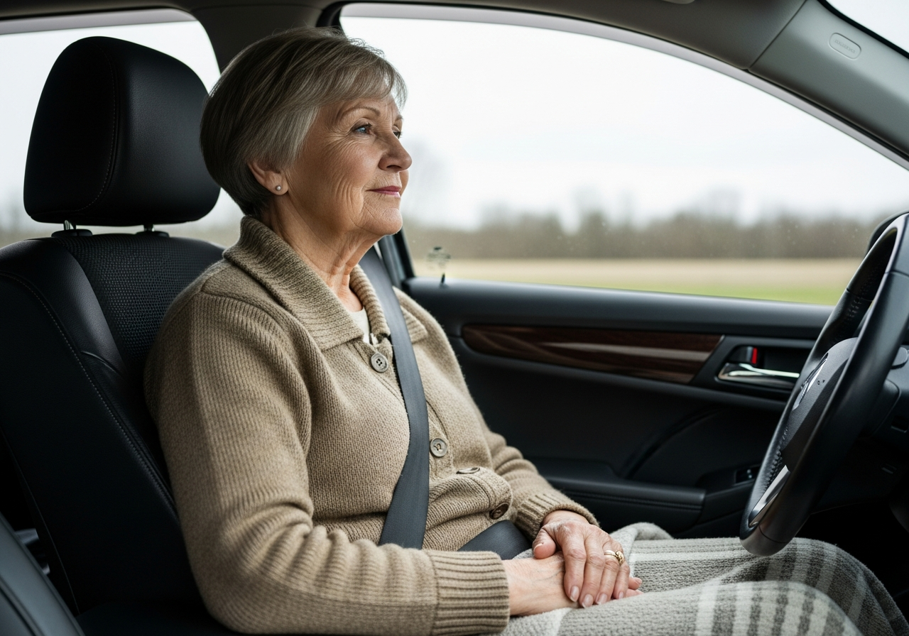 Caring car comfort for seniors — LINGVIDO