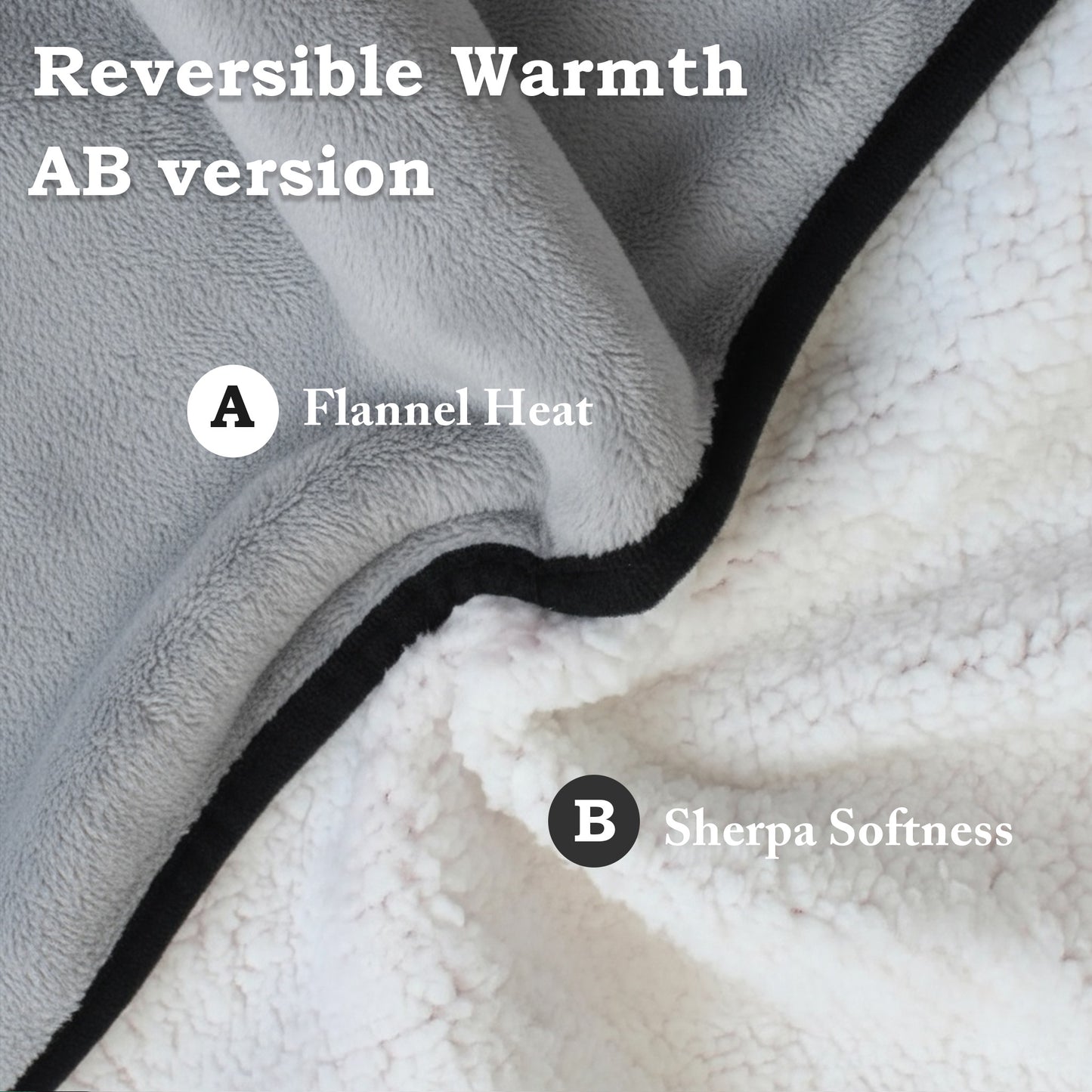 Sherpa Wheelchair Lap Blanket for Seniors – 43x28in, Snap Buttons