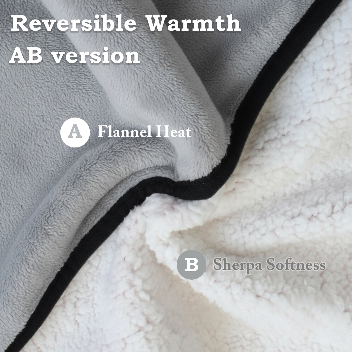 Sherpa Wheelchair Lap Blanket for Seniors – 43x28in, Snap Buttons