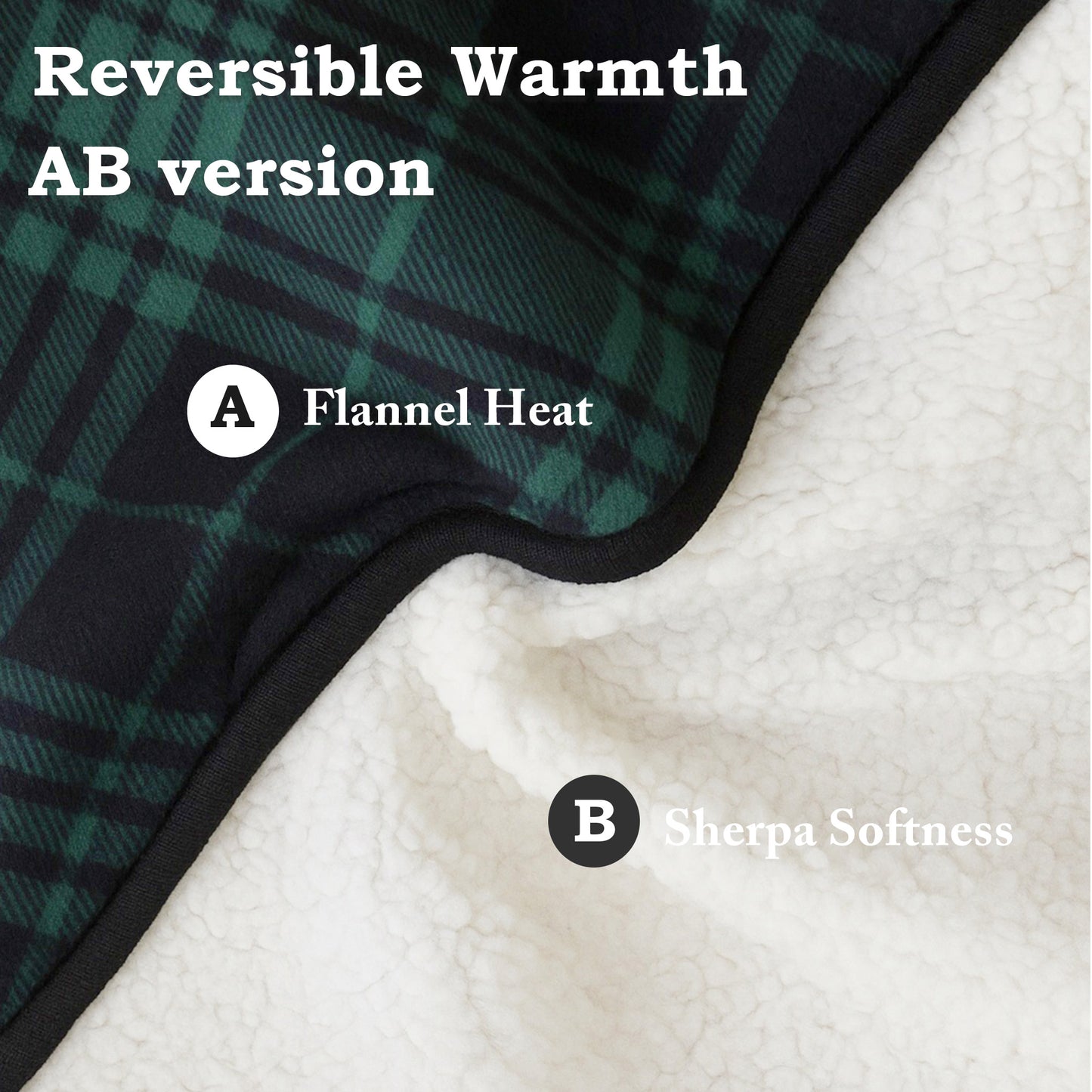 Sherpa Wheelchair Lap Blanket for Seniors – 43x28in, Snap Buttons